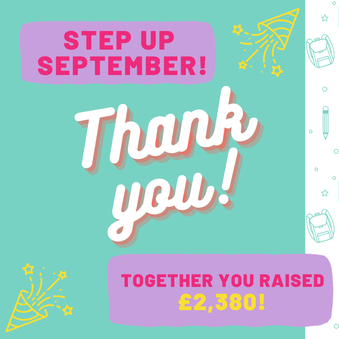 Step Up September raises £2,380!