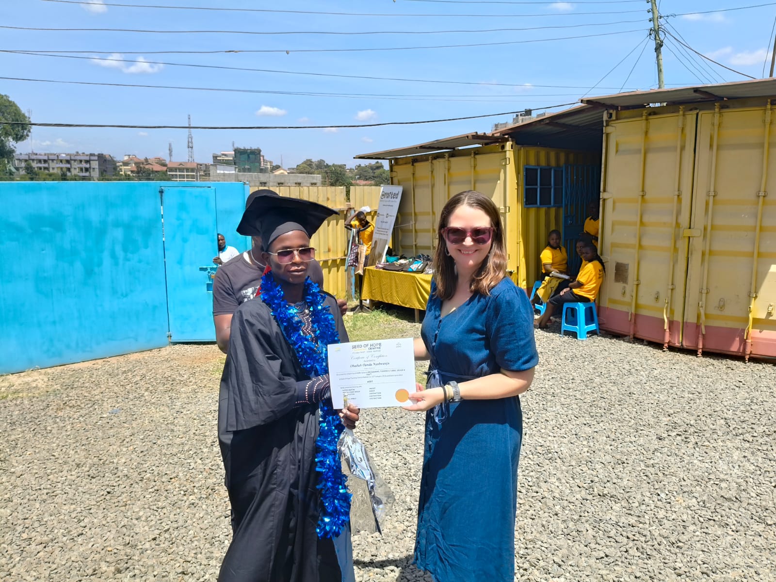 Sophie handing certificate - WhatsApp Image 2026-01-23 at 17.18.43